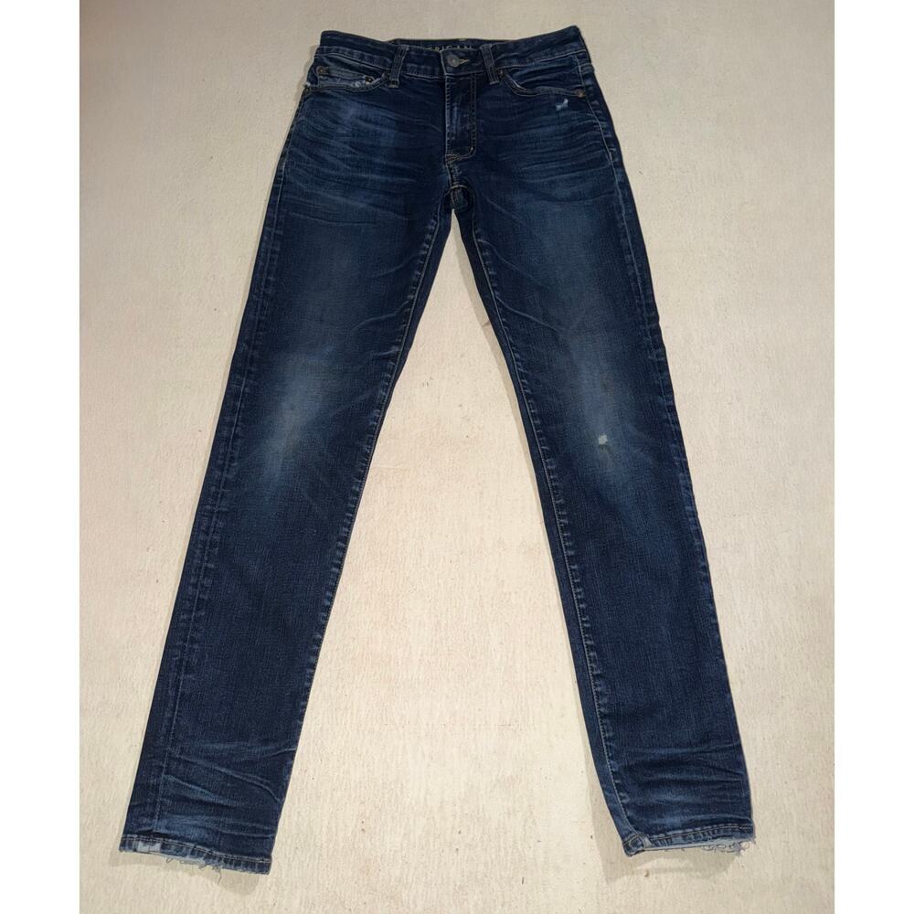 American Eagle men’s next level flex slim blue jeans - Picture 14 of 16